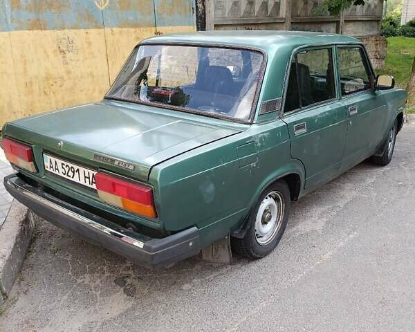 Зеленый ВАЗ 2107, объемом двигателя 1.6 л и пробегом 96 тыс. км за 1500 $, фото 3 на Automoto.ua