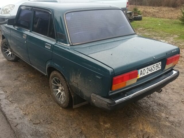 Зеленый ВАЗ 2107, объемом двигателя 0 л и пробегом 60 тыс. км за 1250 $, фото 1 на Automoto.ua