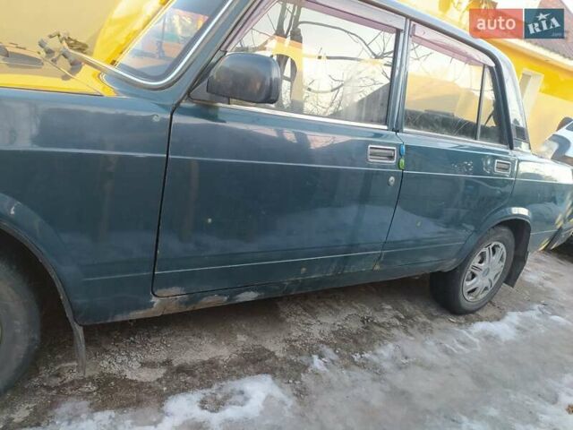 Зеленый ВАЗ 2107, объемом двигателя 1.45 л и пробегом 95 тыс. км за 1700 $, фото 1 на Automoto.ua