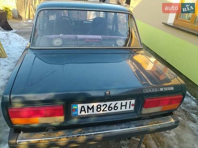 Зеленый ВАЗ 2107, объемом двигателя 1.45 л и пробегом 95 тыс. км за 1700 $, фото 4 на Automoto.ua