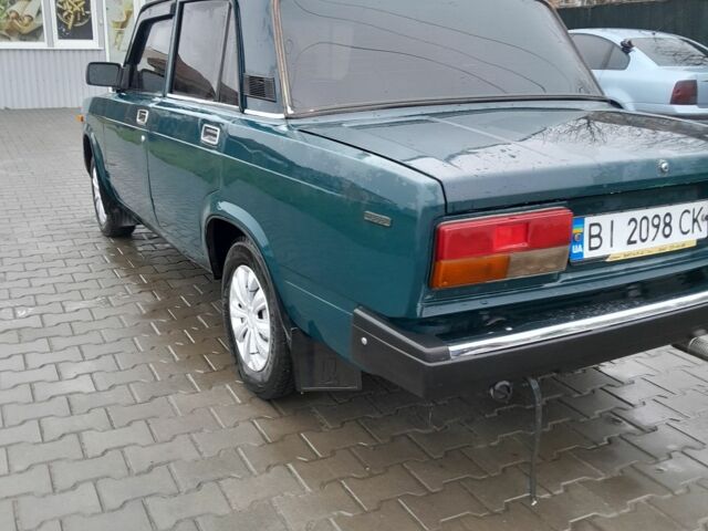 Зеленый ВАЗ 2107, объемом двигателя 1.6 л и пробегом 71 тыс. км за 1550 $, фото 4 на Automoto.ua