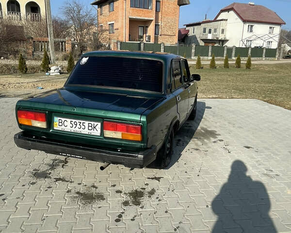 Зеленый ВАЗ 2107, объемом двигателя 1.5 л и пробегом 150 тыс. км за 1350 $, фото 5 на Automoto.ua