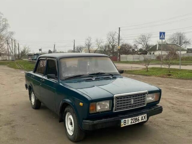 Зеленый ВАЗ 2107, объемом двигателя 1.6 л и пробегом 69 тыс. км за 1136 $, фото 3 на Automoto.ua