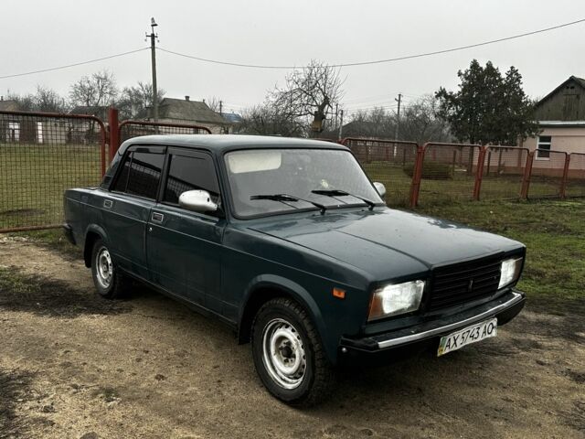 Зеленый ВАЗ 2107, объемом двигателя 1.6 л и пробегом 170 тыс. км за 1066 $, фото 1 на Automoto.ua