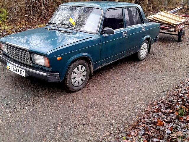 Зелений ВАЗ 2107, об'ємом двигуна 1.5 л та пробігом 103 тис. км за 1500 $, фото 1 на Automoto.ua