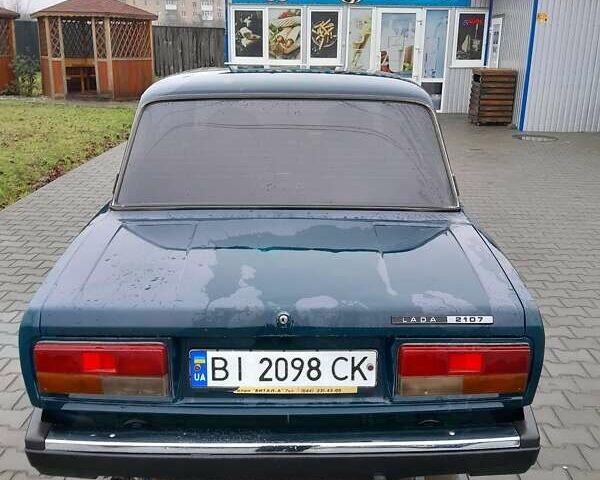 Зелений ВАЗ 2107, об'ємом двигуна 1.6 л та пробігом 71 тис. км за 1550 $, фото 4 на Automoto.ua