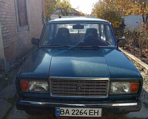 Зеленый ВАЗ 2107, объемом двигателя 1.5 л и пробегом 119 тыс. км за 1100 $, фото 1 на Automoto.ua