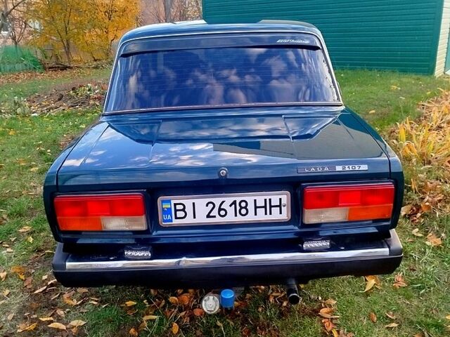 Зеленый ВАЗ 2107, объемом двигателя 1.5 л и пробегом 38 тыс. км за 1500 $, фото 4 на Automoto.ua