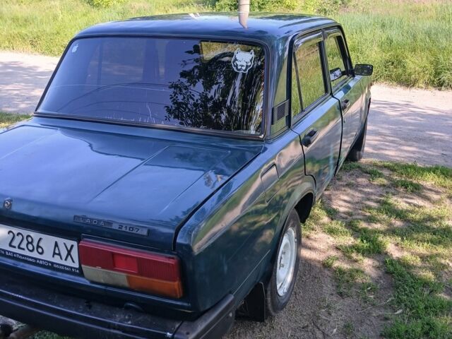 Зелений ВАЗ 2107, об'ємом двигуна 1.5 л та пробігом 199 тис. км за 850 $, фото 4 на Automoto.ua