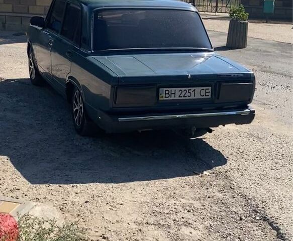 Зеленый ВАЗ 2107, объемом двигателя 10 л и пробегом 55 тыс. км за 1100 $, фото 2 на Automoto.ua