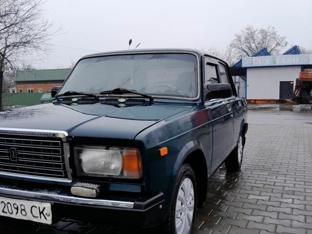 Зеленый ВАЗ 2107, объемом двигателя 1.6 л и пробегом 71 тыс. км за 1550 $, фото 1 на Automoto.ua