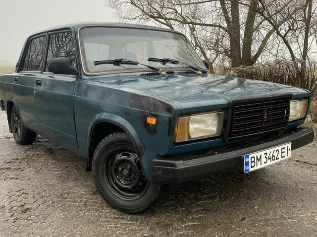 Зеленый ВАЗ 2107, объемом двигателя 1.5 л и пробегом 30 тыс. км за 1100 $, фото 1 на Automoto.ua