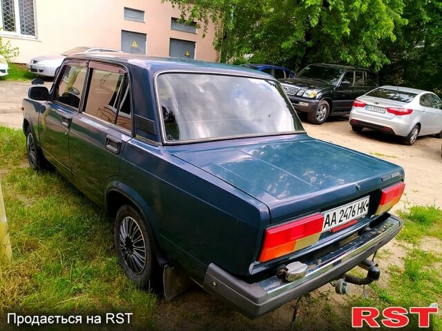 Зеленый ВАЗ 2107, объемом двигателя 1.6 л и пробегом 93 тыс. км за 2100 $, фото 1 на Automoto.ua