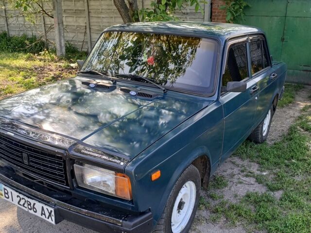 Зелений ВАЗ 2107, об'ємом двигуна 1.5 л та пробігом 199 тис. км за 850 $, фото 1 на Automoto.ua
