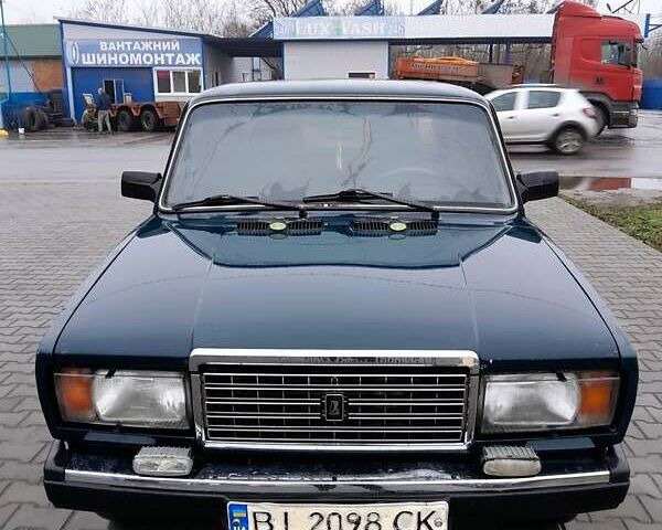 Зелений ВАЗ 2107, об'ємом двигуна 1.6 л та пробігом 71 тис. км за 1550 $, фото 1 на Automoto.ua