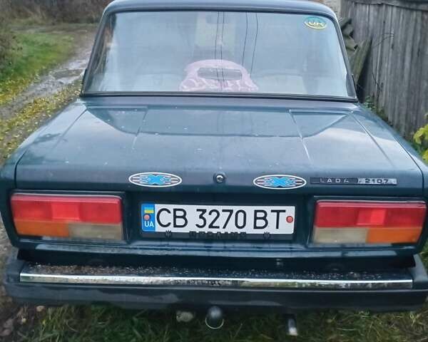 ВАЗ 2107 2009 в Сосницы на Automoto.ua Зеленый ВАЗ 2107, объемом двигателя 1.5 л и пробегом 145 тыс. км за 1800 $, фото 3 на Automoto.ua
