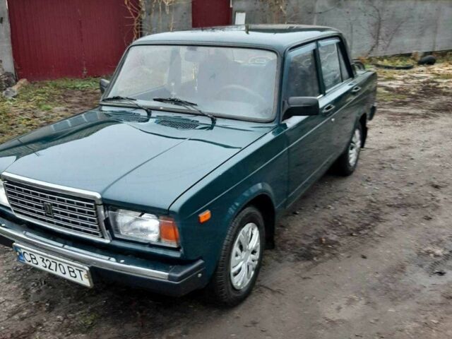 Зеленый ВАЗ 2107, объемом двигателя 1.5 л и пробегом 45 тыс. км за 1645 $, фото 1 на Automoto.ua