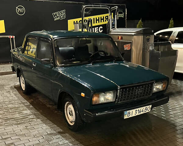 Зеленый ВАЗ 2107, объемом двигателя 1.5 л и пробегом 49 тыс. км за 1999 $, фото 2 на Automoto.ua