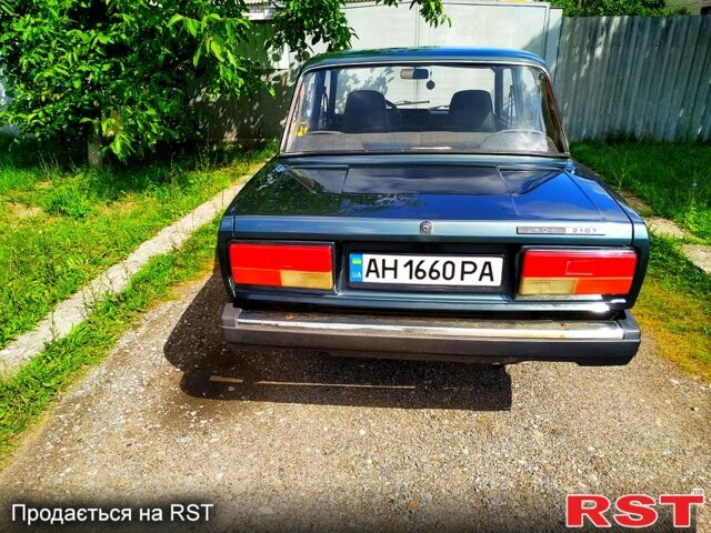 Зеленый ВАЗ 2107, объемом двигателя 1.6 л и пробегом 135 тыс. км за 1600 $, фото 5 на Automoto.ua