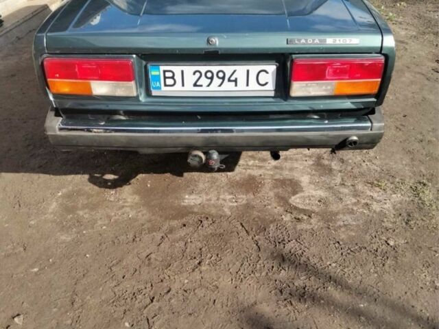 Зеленый ВАЗ 2107, объемом двигателя 1.6 л и пробегом 30 тыс. км за 3000 $, фото 1 на Automoto.ua
