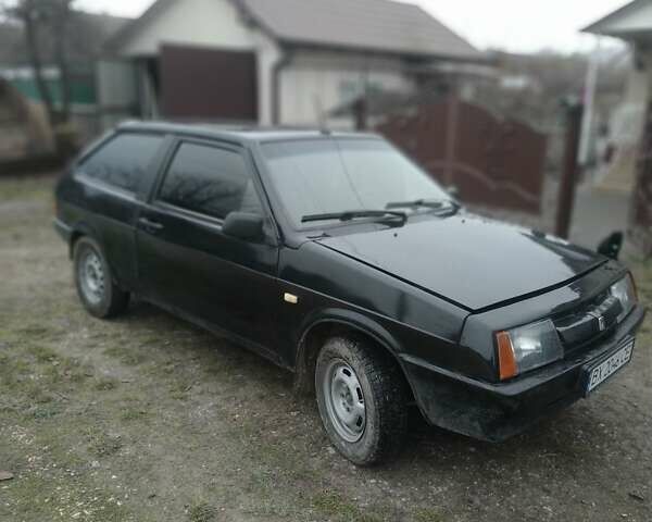 Черный ВАЗ 2108, объемом двигателя 1.3 л и пробегом 200 тыс. км за 1000 $, фото 3 на Automoto.ua