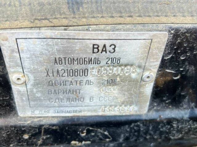 Черный ВАЗ 2108, объемом двигателя 1.3 л и пробегом 153 тыс. км за 900 $, фото 7 на Automoto.ua