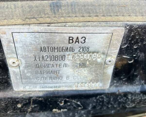 Черный ВАЗ 2108, объемом двигателя 1.3 л и пробегом 150 тыс. км за 940 $, фото 7 на Automoto.ua