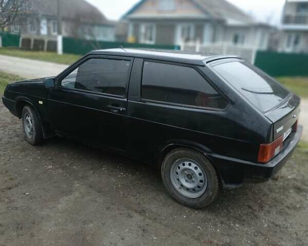 Черный ВАЗ 2108, объемом двигателя 1.3 л и пробегом 200 тыс. км за 1000 $, фото 1 на Automoto.ua