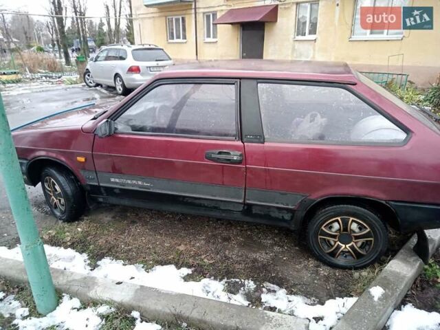 Фиолетовый ВАЗ 2108, объемом двигателя 1.5 л и пробегом 145 тыс. км за 1200 $, фото 3 на Automoto.ua