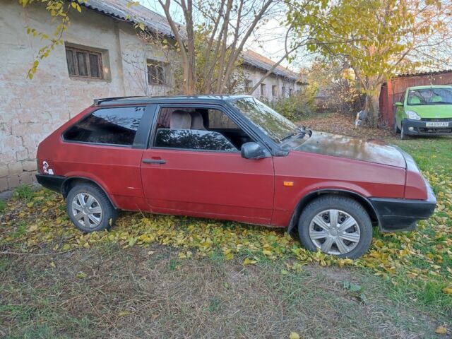 Красный ВАЗ 2108, объемом двигателя 1.3 л и пробегом 80 тыс. км за 650 $, фото 1 на Automoto.ua