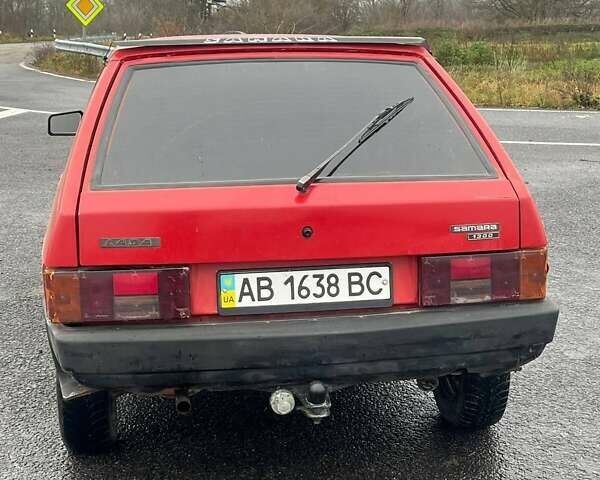 Красный ВАЗ 2108, объемом двигателя 1.3 л и пробегом 146 тыс. км за 700 $, фото 4 на Automoto.ua