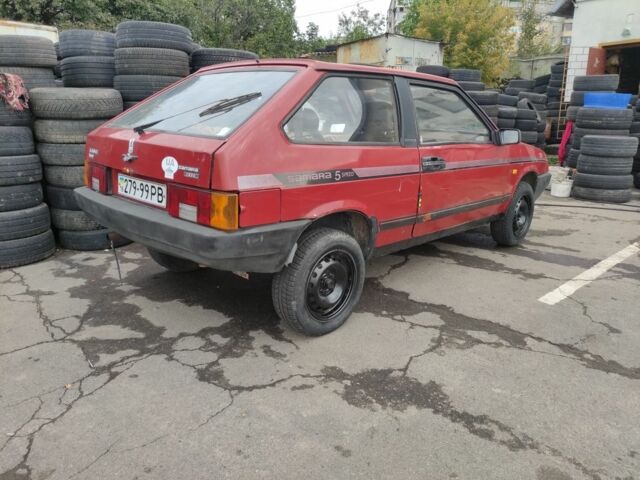 Красный ВАЗ 2108, объемом двигателя 1.3 л и пробегом 100 тыс. км за 1300 $, фото 4 на Automoto.ua