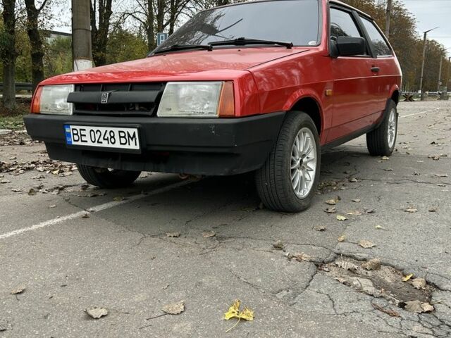 Красный ВАЗ 2108, объемом двигателя 1.3 л и пробегом 3 тыс. км за 2100 $, фото 1 на Automoto.ua