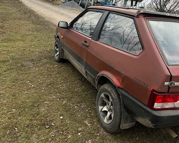 Красный ВАЗ 2108, объемом двигателя 1.3 л и пробегом 396 тыс. км за 800 $, фото 3 на Automoto.ua