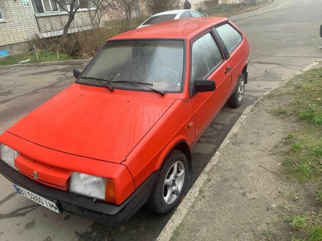 Красный ВАЗ 2108, объемом двигателя 1.3 л и пробегом 95 тыс. км за 996 $, фото 3 на Automoto.ua
