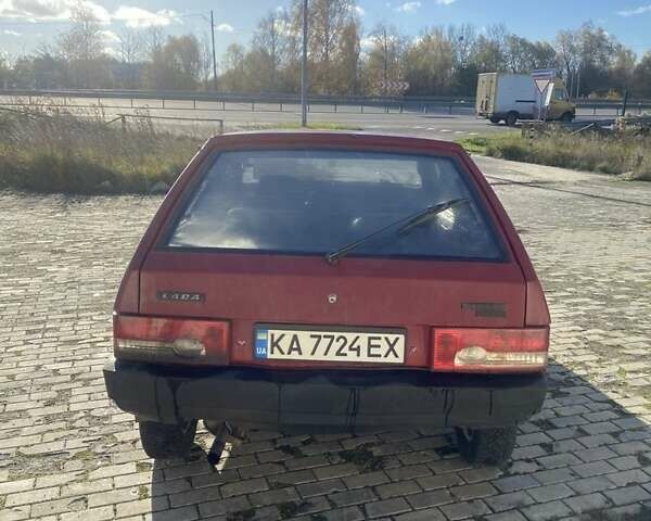 Красный ВАЗ 2108, объемом двигателя 1.3 л и пробегом 100 тыс. км за 741 $, фото 1 на Automoto.ua