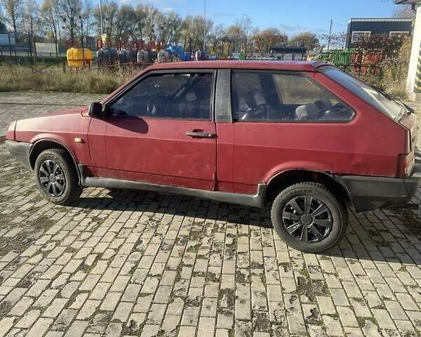 Красный ВАЗ 2108, объемом двигателя 1.3 л и пробегом 100 тыс. км за 741 $, фото 2 на Automoto.ua
