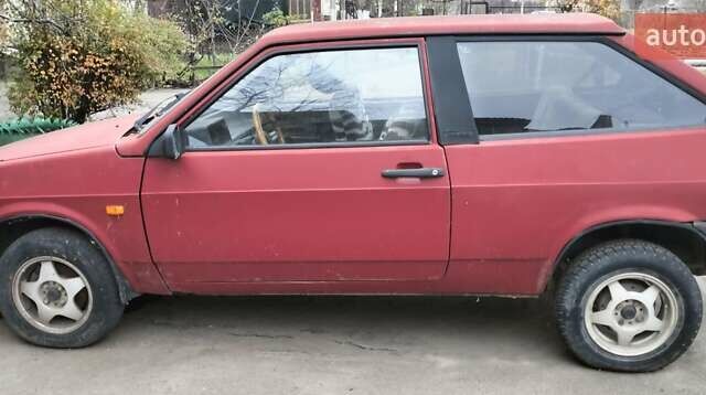 Красный ВАЗ 2108, объемом двигателя 1.3 л и пробегом 63 тыс. км за 1000 $, фото 1 на Automoto.ua