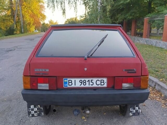 Красный ВАЗ 2108, объемом двигателя 1.3 л и пробегом 220 тыс. км за 599 $, фото 3 на Automoto.ua