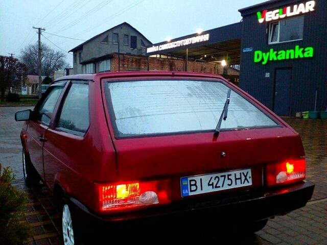 Красный ВАЗ 2108, объемом двигателя 1.3 л и пробегом 167 тыс. км за 1180 $, фото 6 на Automoto.ua