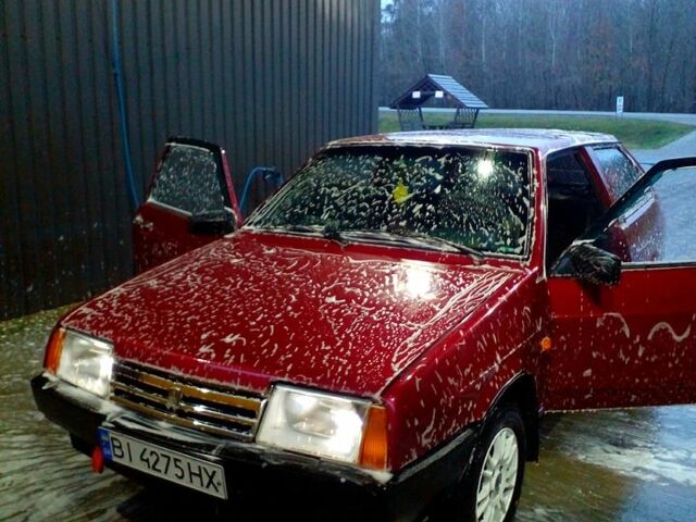 Красный ВАЗ 2108, объемом двигателя 1.3 л и пробегом 167 тыс. км за 1180 $, фото 9 на Automoto.ua