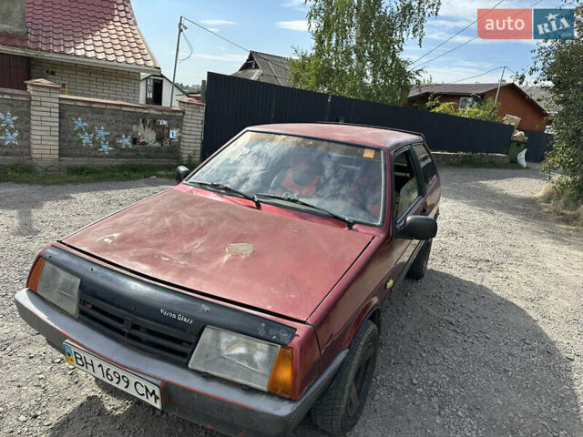 Красный ВАЗ 2108, объемом двигателя 1.3 л и пробегом 200 тыс. км за 500 $, фото 3 на Automoto.ua