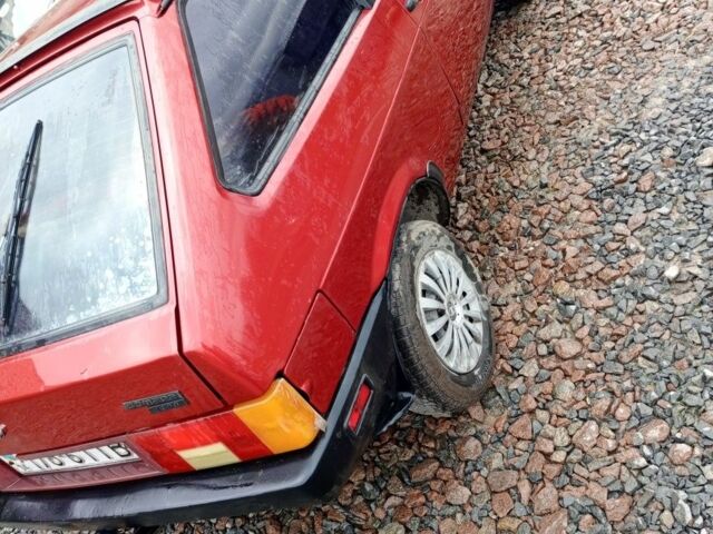 Красный ВАЗ 2108, объемом двигателя 1 л и пробегом 1 тыс. км за 950 $, фото 1 на Automoto.ua