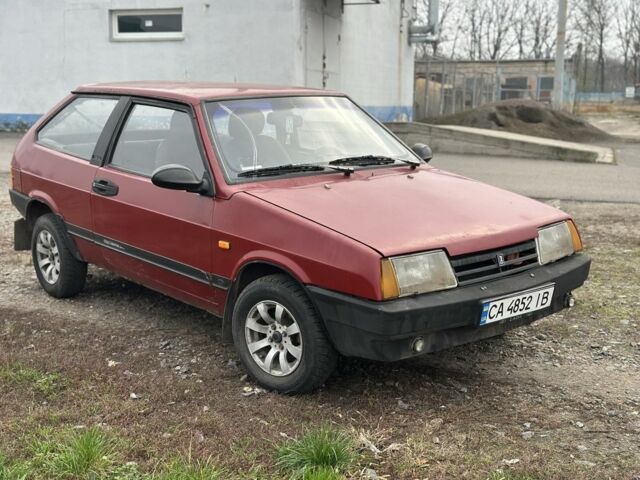 Красный ВАЗ 2108, объемом двигателя 1.3 л и пробегом 123 тыс. км за 750 $, фото 1 на Automoto.ua