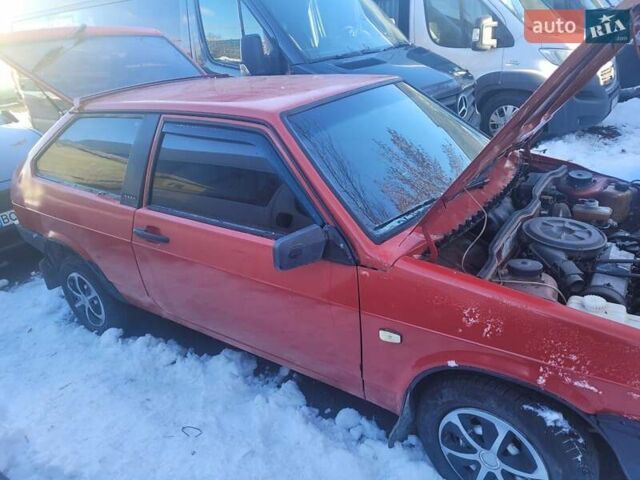 Червоний ВАЗ 2108, об'ємом двигуна 1.3 л та пробігом 130 тис. км за 500 $, фото 1 на Automoto.ua