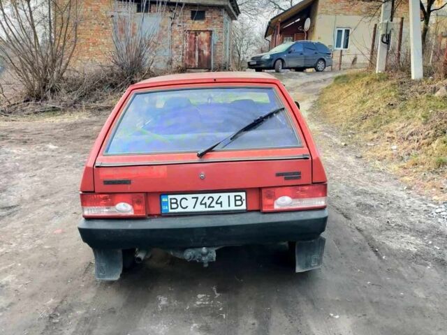 Красный ВАЗ 2108, объемом двигателя 1.1 л и пробегом 1 тыс. км за 800 $, фото 2 на Automoto.ua