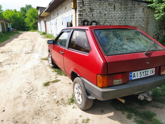 Красный ВАЗ 2108, объемом двигателя 1.3 л и пробегом 100 тыс. км за 1500 $, фото 2 на Automoto.ua