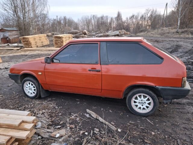 Красный ВАЗ 2108, объемом двигателя 1.3 л и пробегом 1 тыс. км за 1200 $, фото 2 на Automoto.ua