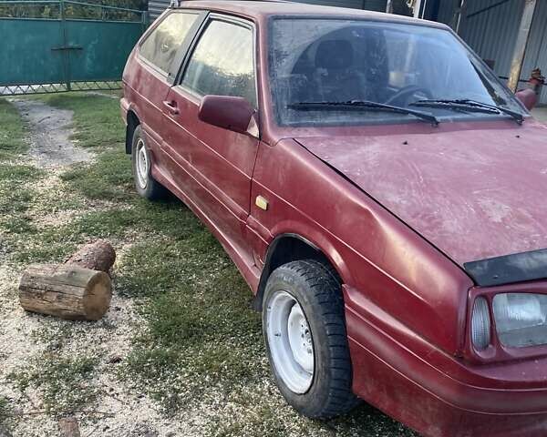 Красный ВАЗ 2108, объемом двигателя 1.5 л и пробегом 100 тыс. км за 550 $, фото 1 на Automoto.ua