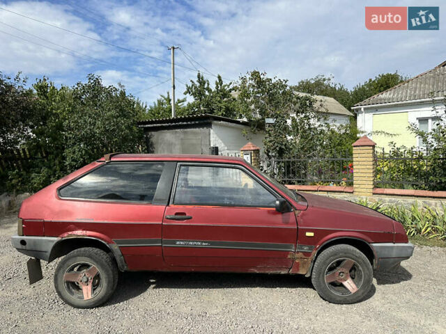Красный ВАЗ 2108, объемом двигателя 1.3 л и пробегом 200 тыс. км за 500 $, фото 4 на Automoto.ua